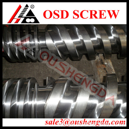 Conical screw barrel for Cincinnati CM80 extruder machine